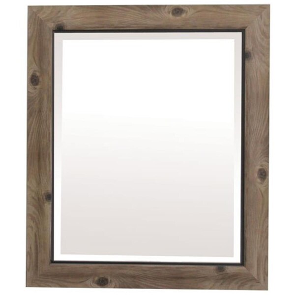 Yosemite Yosemite MINT010 Home Decor Framed Mirror; Small - Gray & Black MINT010 - main